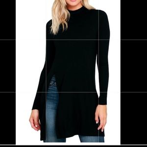 Lulus Long Sleeve Tunic Top